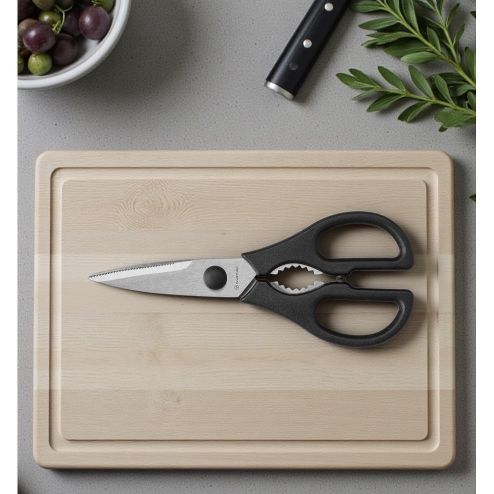 Wusthof Come-Apart Pull-Apart Kitchen Shears Kitchen Scissors 5558 Black BN